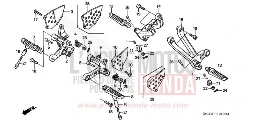 MARCHE VTR1000SP3 de 2003